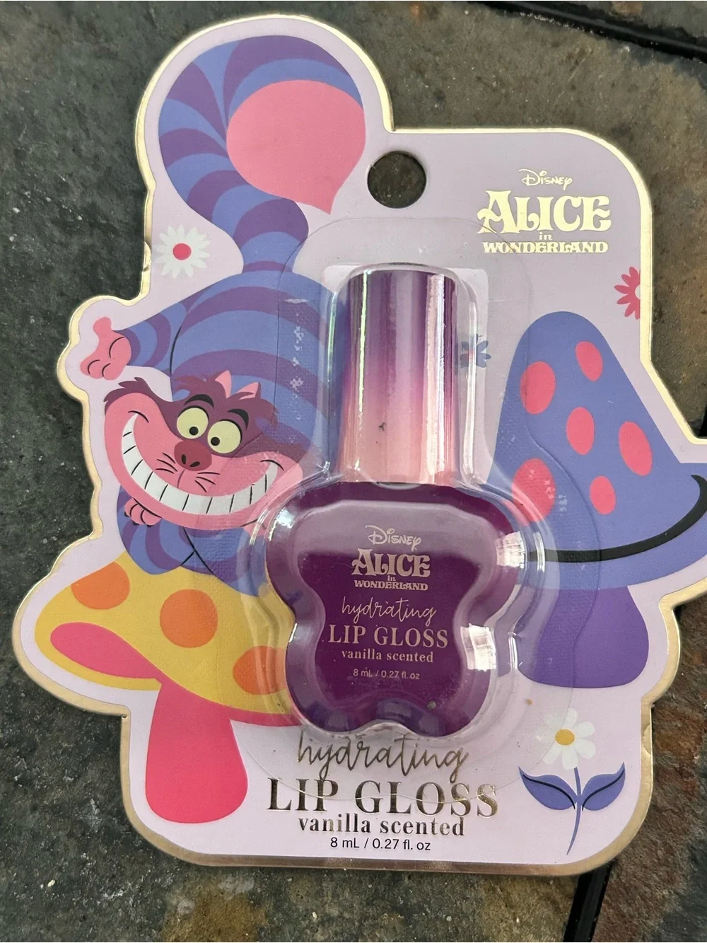 Alice in Wonderland lip balm and lip gloss Disney Set